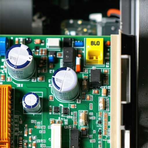 Close-up of multimeter testing dishwasher control board and sensors