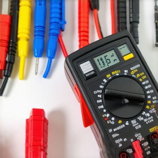 Advanced Appliance Diagnostics A technician using a multimeter on appliance wiring