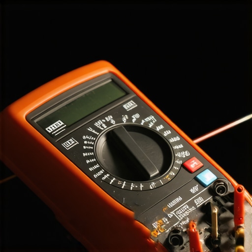 A person using a multimeter to test an oven's thermal fuse to diagnose issues