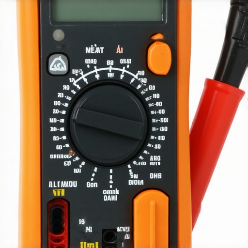 Technique of measuring resistance on dishwasher heating element with a multimeter