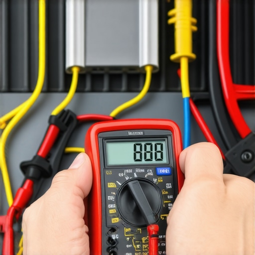Using a Digital Multimeter for Appliance Diagnostics A technician testing electrical components of an oven or dishwasher with a multimeter