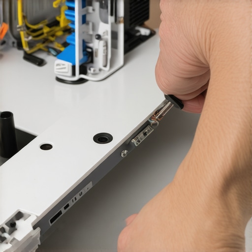Repairing a dishwasher door latch by removing the inner panel
