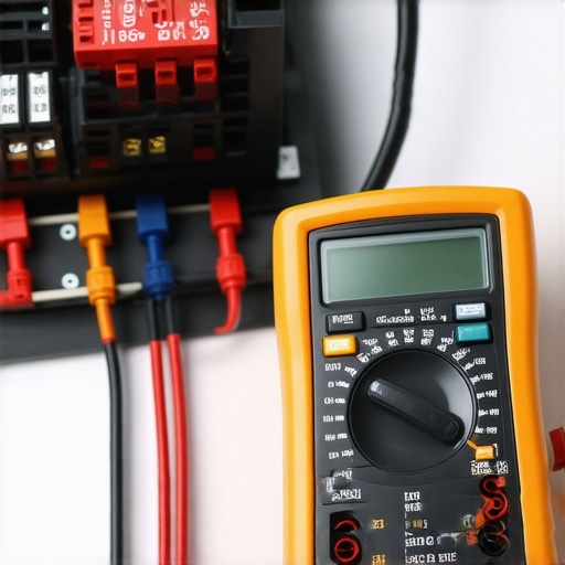 Diagnosing an appliance control board with a multimeter A technician using a multimeter to check for voltage on an appliance circuit board.
