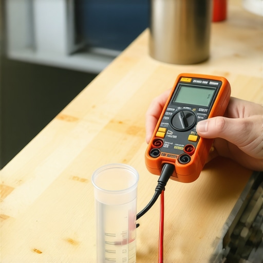Testing a dishwasher turbidity sensor with a multimeter