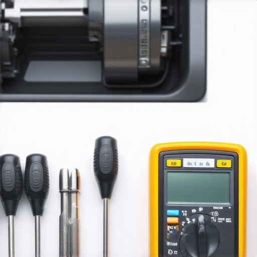 A digital multimeter and Torx drivers used for DIY dishwasher and oven repair.