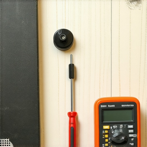 High-quality tools for dishwasher and oven repair including a multimeter and nut driver.