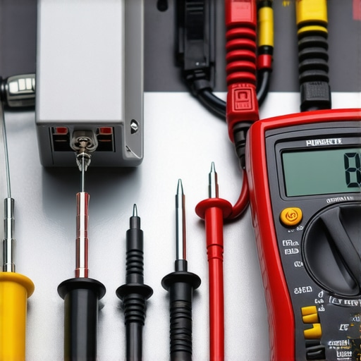 Using a multimeter to test a dishwasher heating element for resistance