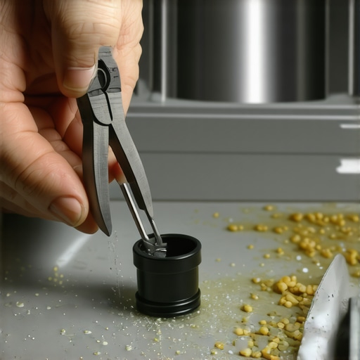 Removing a dishwasher check valve for cleaning Close up of a DIY repair removing a rubber check valve from a dishwasher sump.