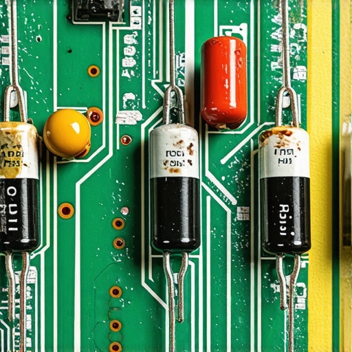 Close up of a burnt oven control board from overheating