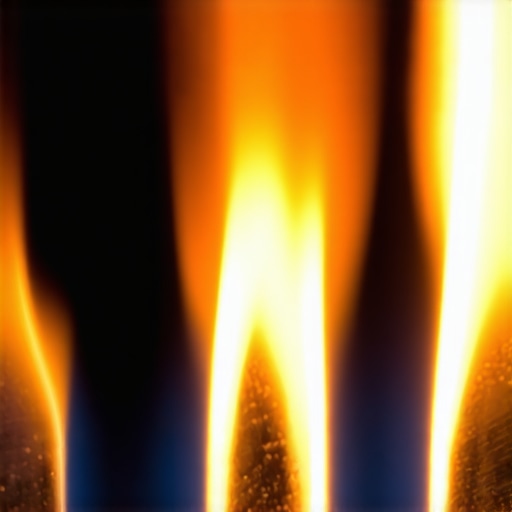 Close up comparison of a failing gas oven igniter and a new high-performance igniter.